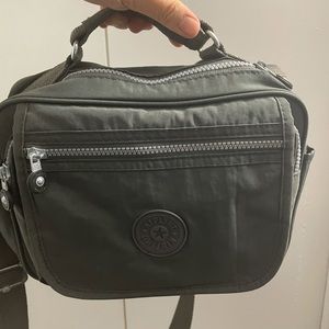 Grey shoulder bag